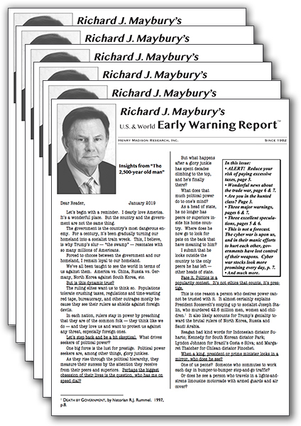 Copies of Early Warning Report